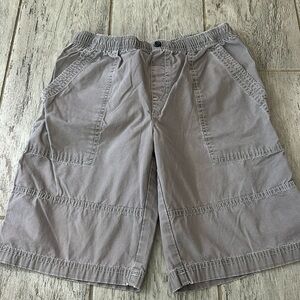Lands End Husky Drawstring Elastic Waist Shorts Size M(10/12)